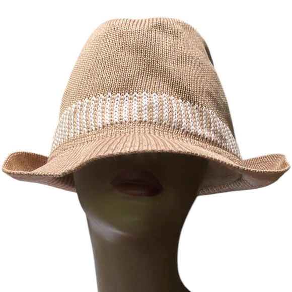 Henschel Hat Co H1H Knit Beige Tan Safari Chic Summer Sun Hat Adult Size XL US - Picture 1 of 14
